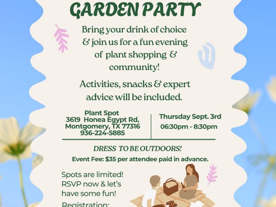 Happy Hour Garden Party .