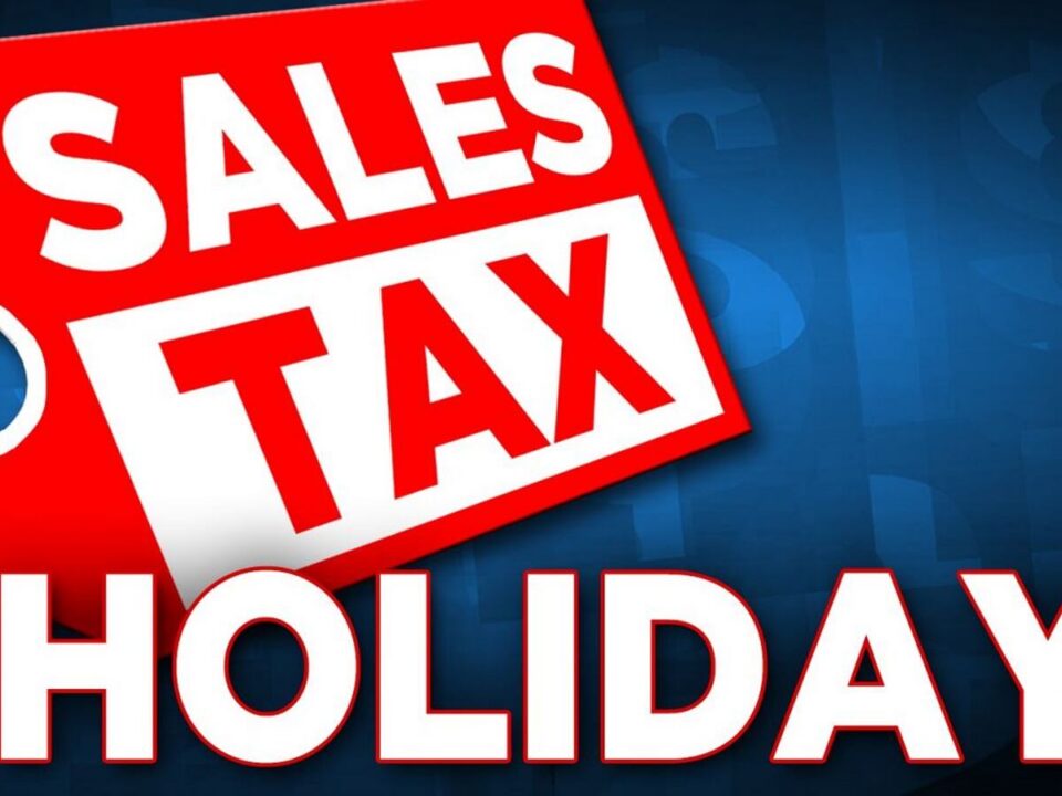Sales Tax Holiday - Saturday 05/23/26